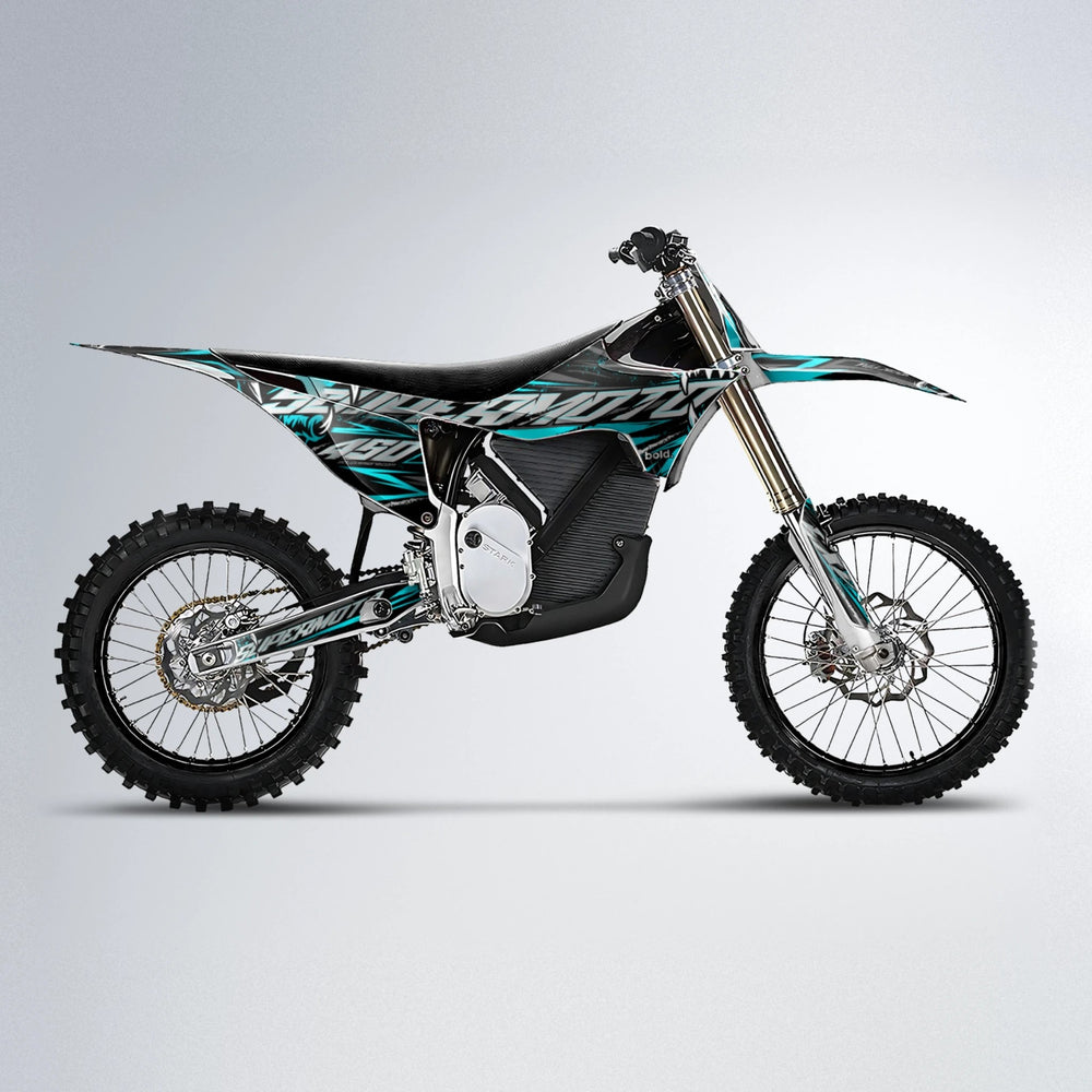 SAVAGE Stark Varg MX motocross graphics kit in Teal