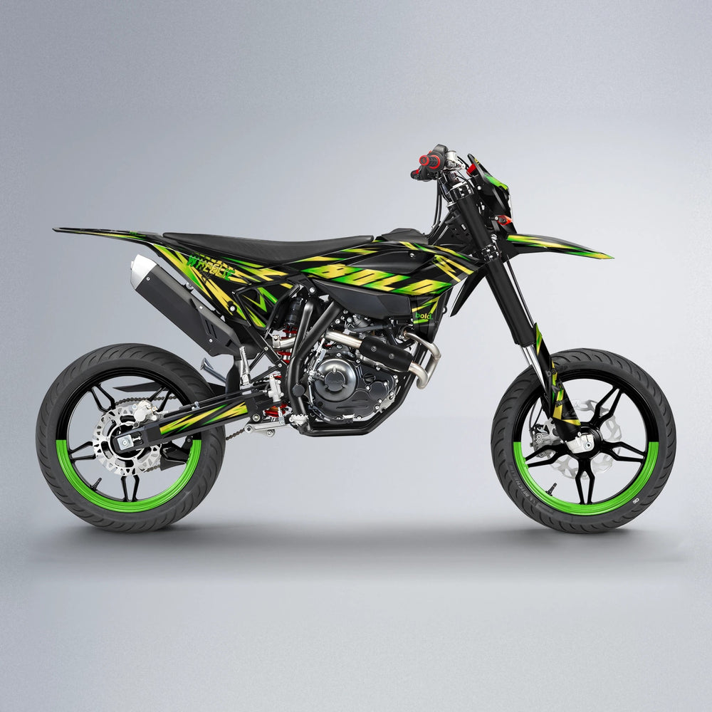 SCAN Beta supermoto graphics kit in Green
