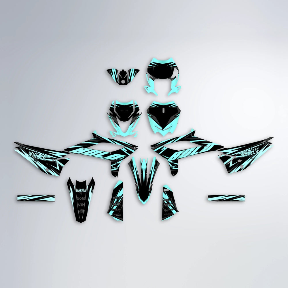 SCAN Beta graphics kit parts layout in Mint