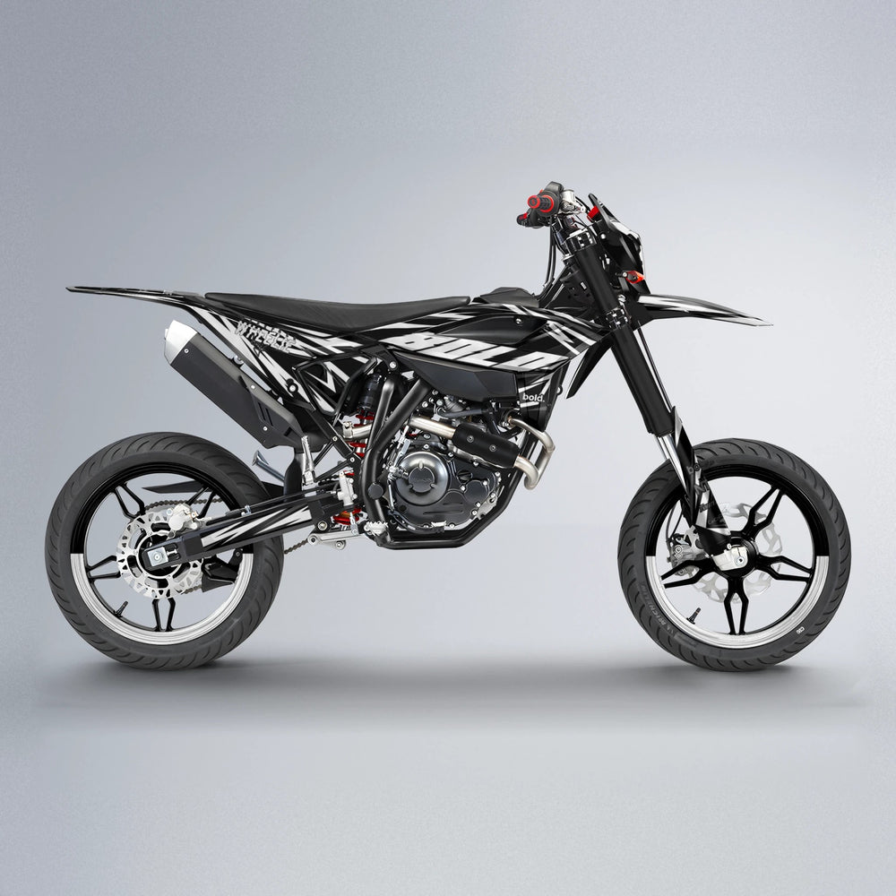 SCAN Beta supermoto graphics kit in White