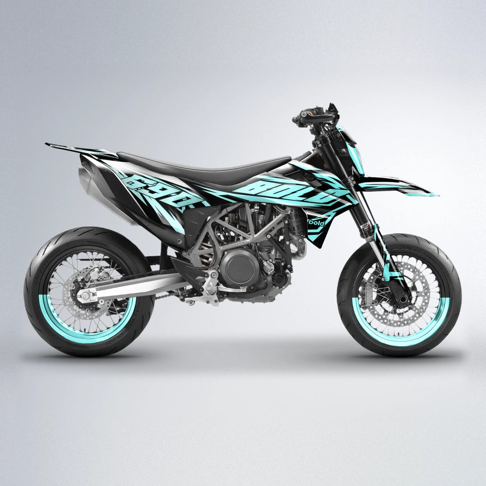 SCAN KTM SMC 690 supermoto graphics kit in Mint
