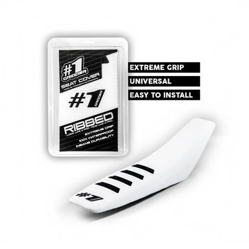 Seat Cover - One Gripper | White Ribbed