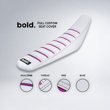 bold. Full Custom Seat Cover