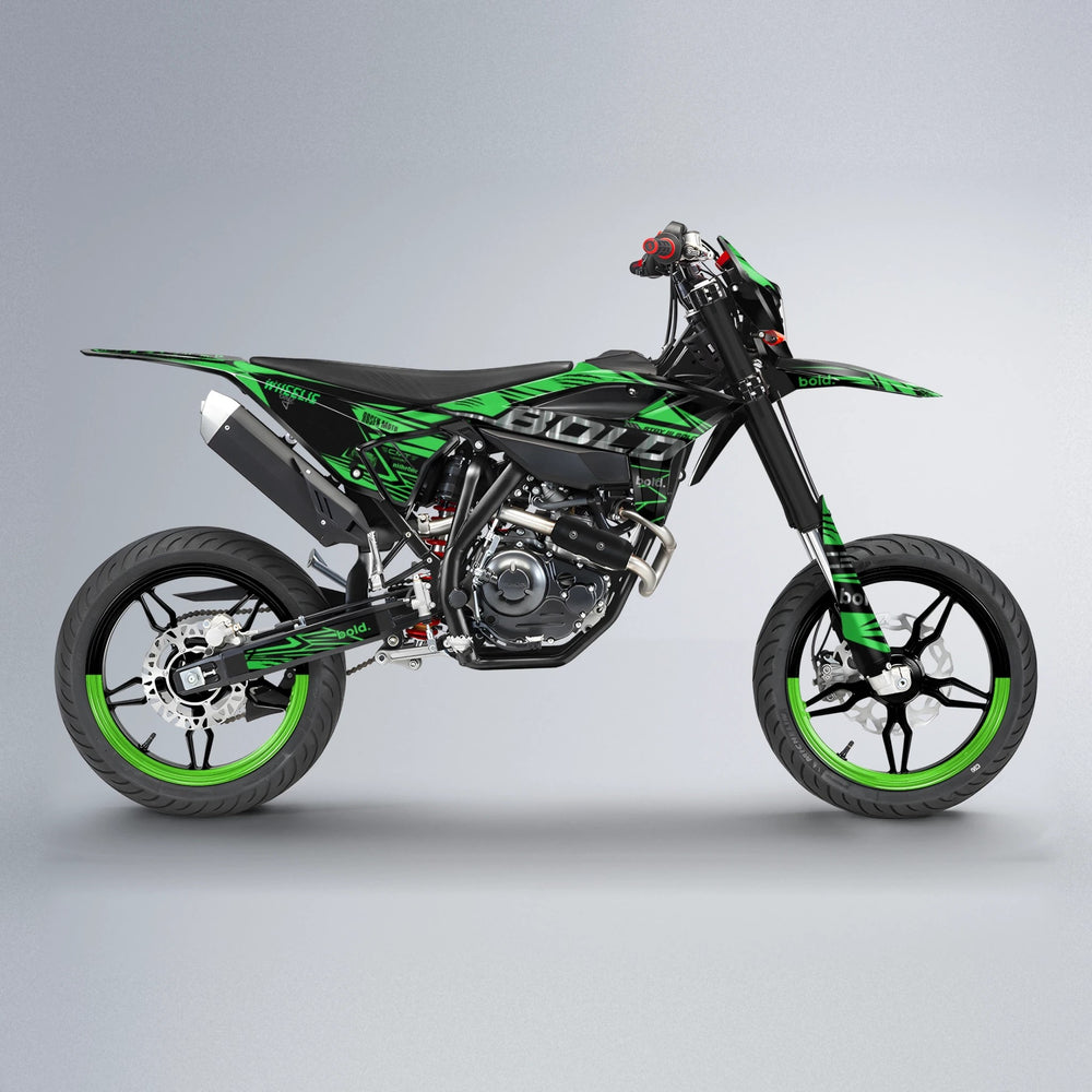 SEBBE ROSEN Beta supermoto graphics kit in Green