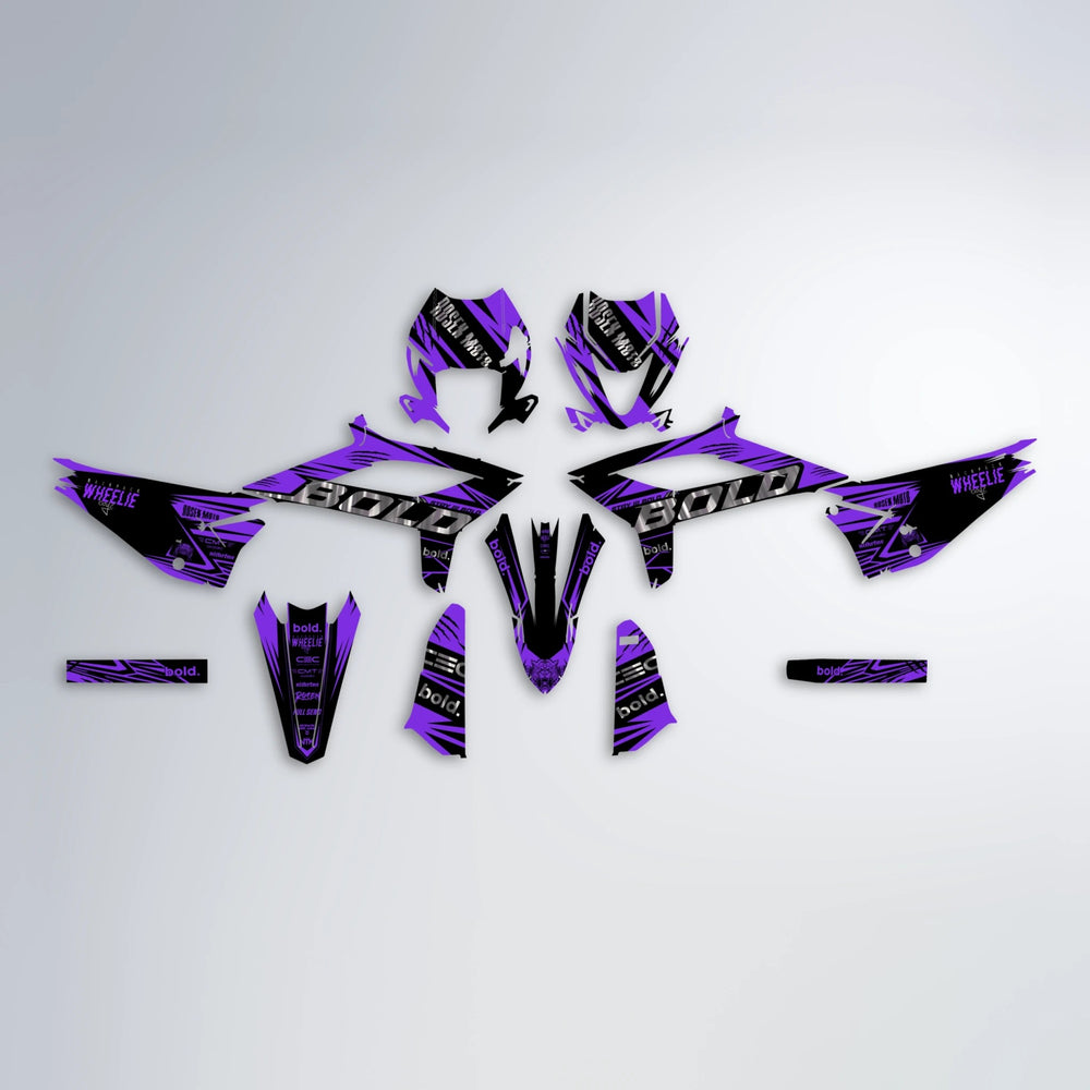 SEBBE ROSEN Beta graphics kit parts layout in Purple