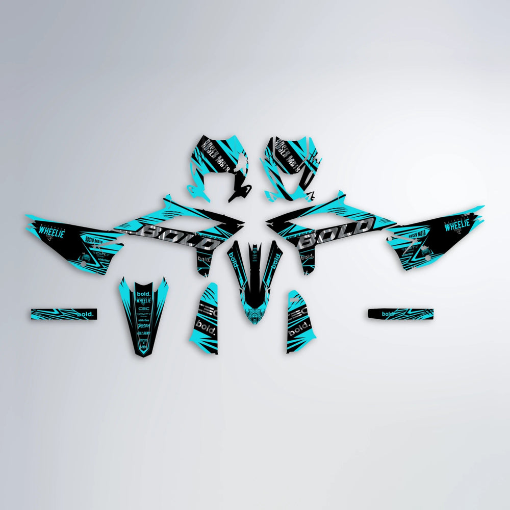 SEBBE ROSEN Beta graphics kit parts layout in Teal