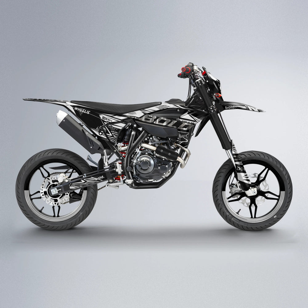 SEBBE ROSEN Beta supermoto graphics kit in White