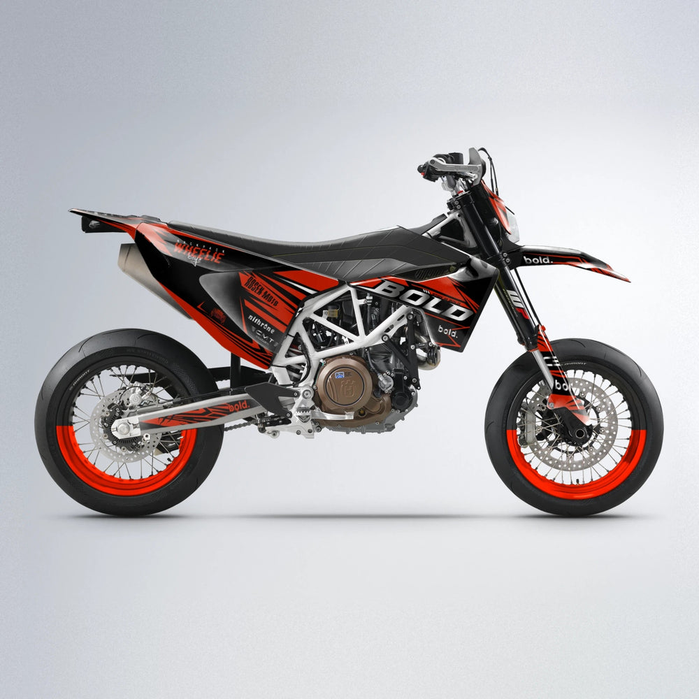 SEBBE ROSEN Husqvarna 701 supermoto graphics kit in Custom Colour