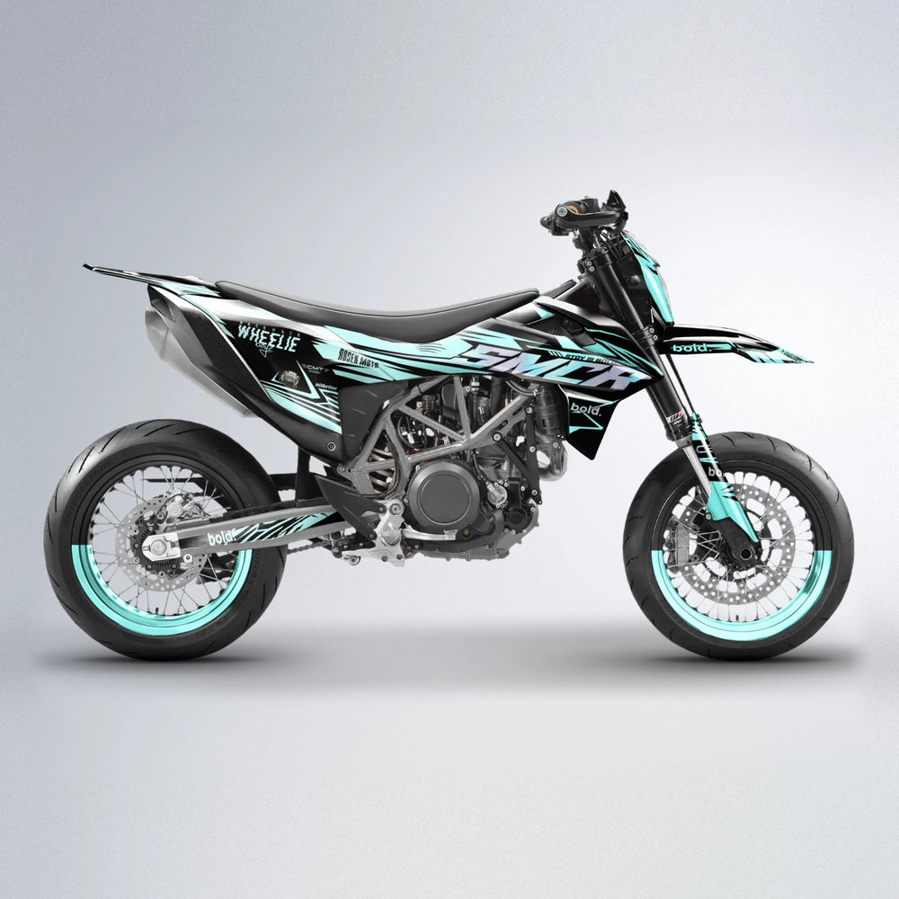 SEBBE ROSEN KTM SMC 690 supermoto graphics kit in Mint