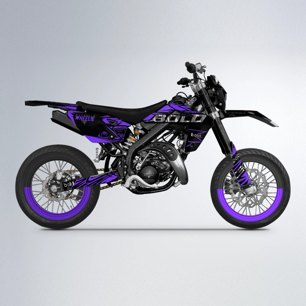 SEBBE ROSEN Rieju MRT supermoto graphics kit in Purple