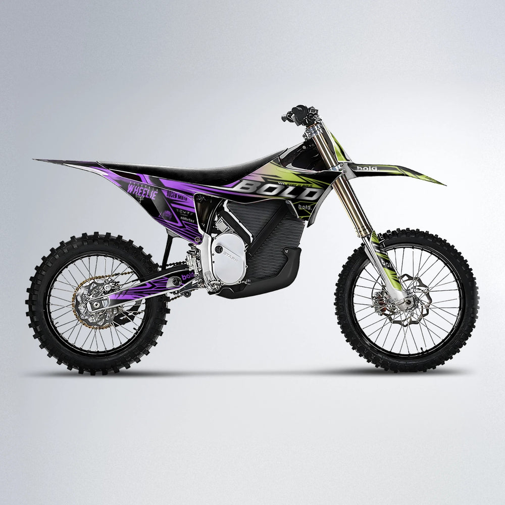 SEBBE ROSEN Stark Varg MX motocross graphics kit in Purple & Yellow