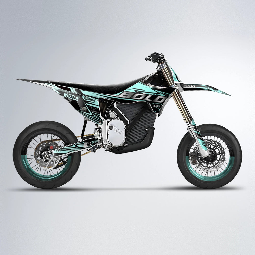 SEBBE ROSEN Stark Varg SM supermoto graphics kit in Mint