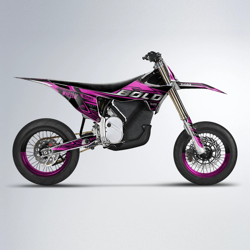SEBBE ROSEN Stark Varg SM supermoto graphics kit in Pink