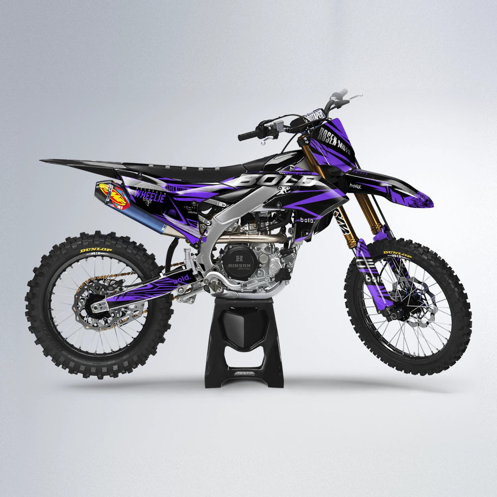 SEBBE ROSEN Yamaha YZF MX motocross graphics kit in Purple