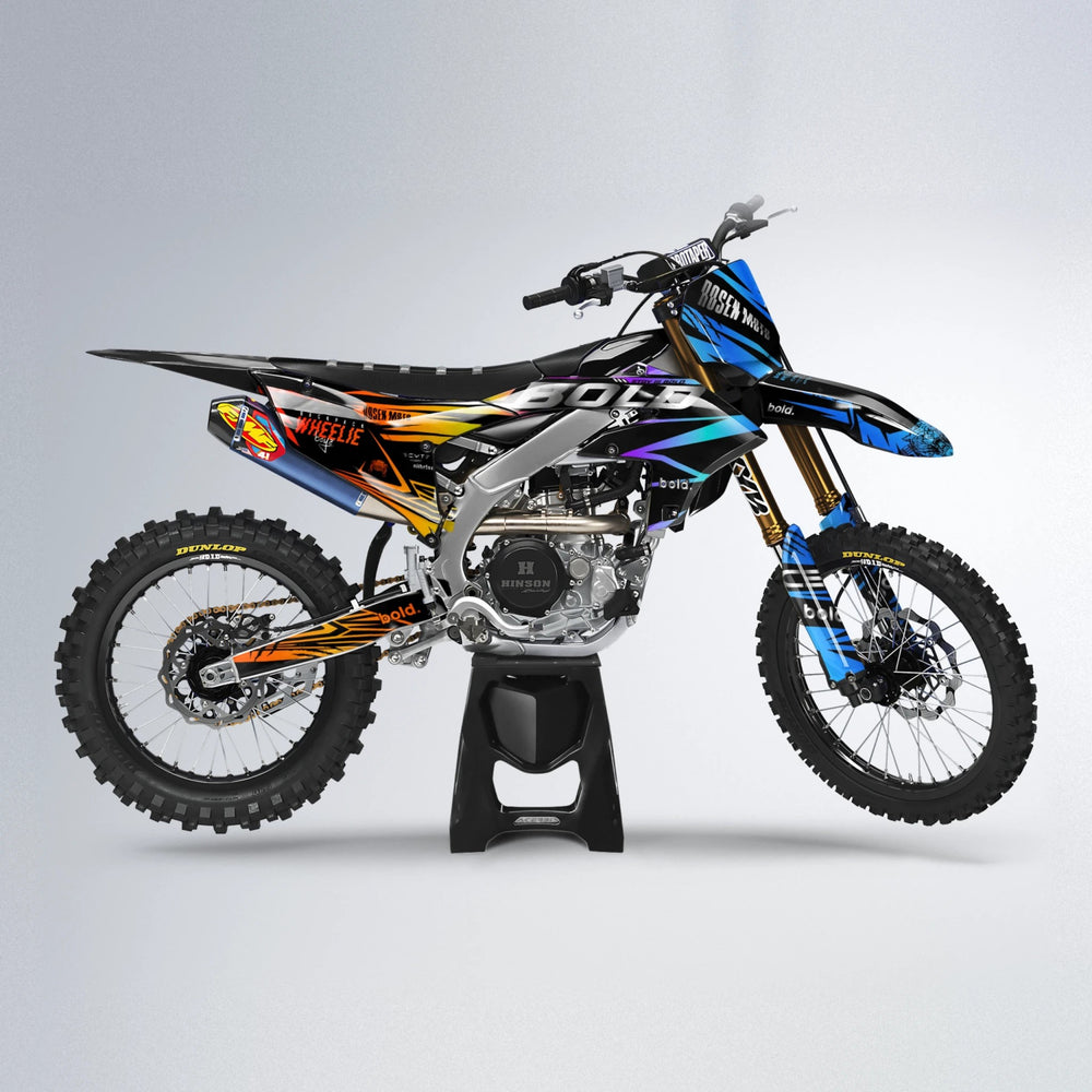 SEBBE ROSEN Yamaha YZF MX motocross graphics kit in Sunset Fade