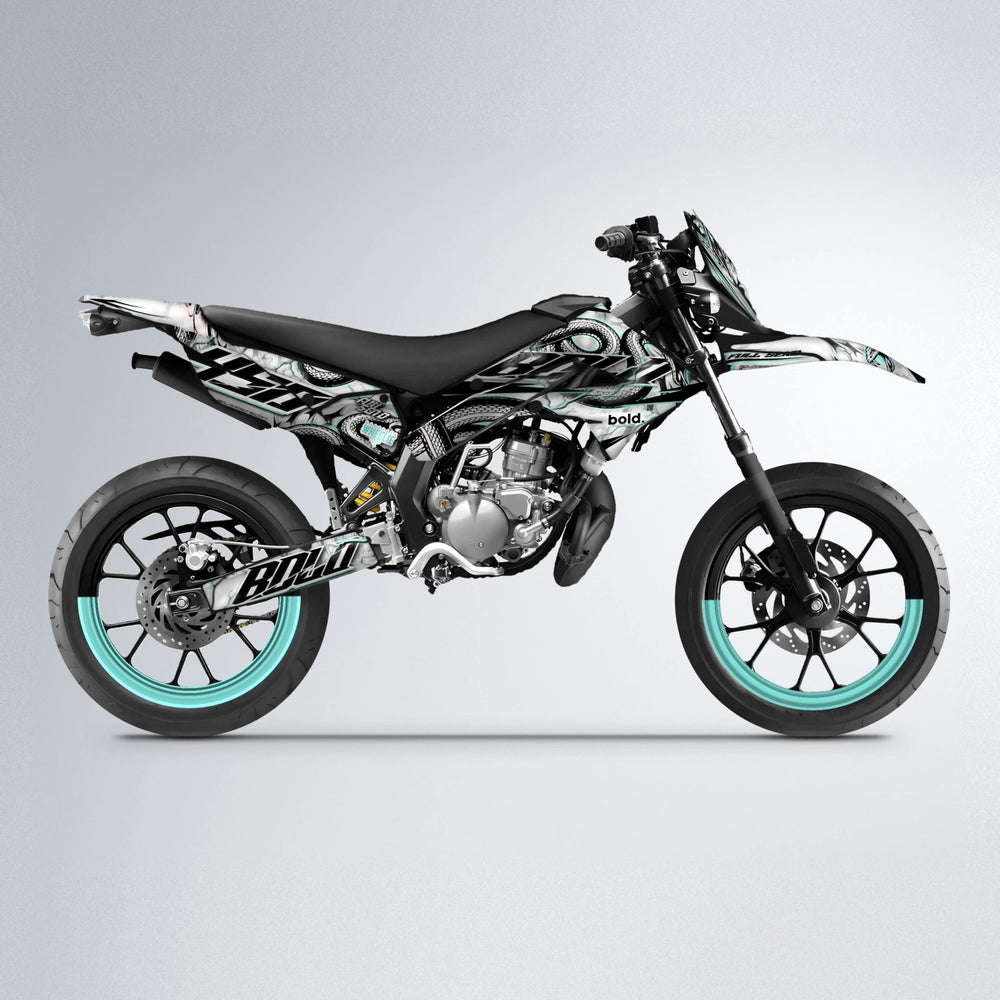 SERPENT Derbi Senda supermoto graphics kit in Mint