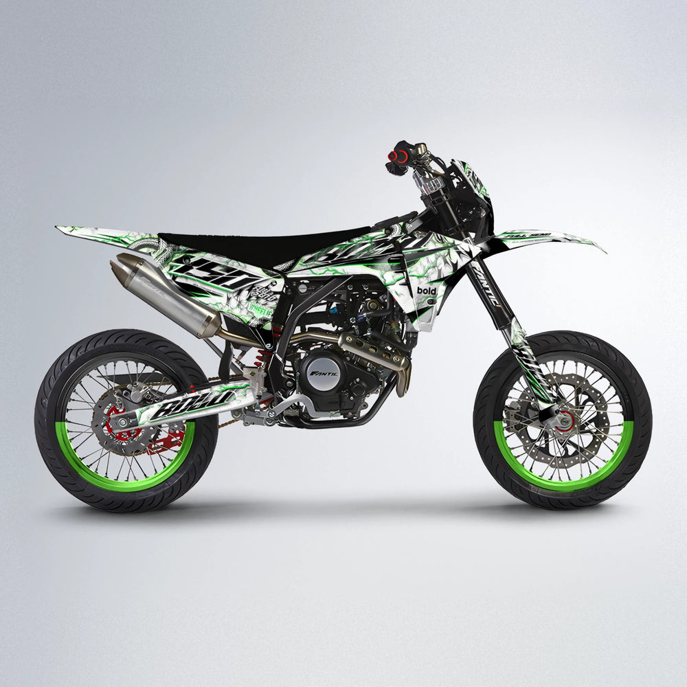 SERPENT Fantic supermoto graphics kit in Green