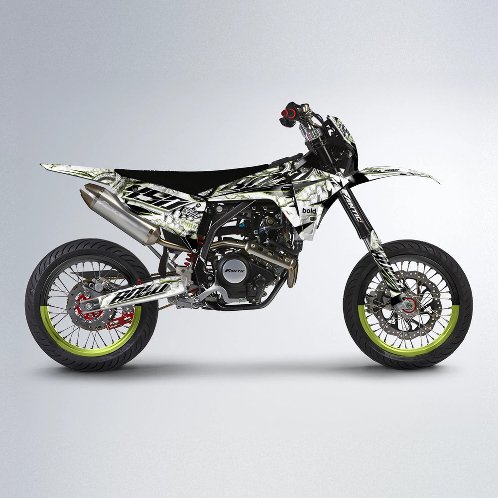 SERPENT Fantic supermoto graphics kit in Olive