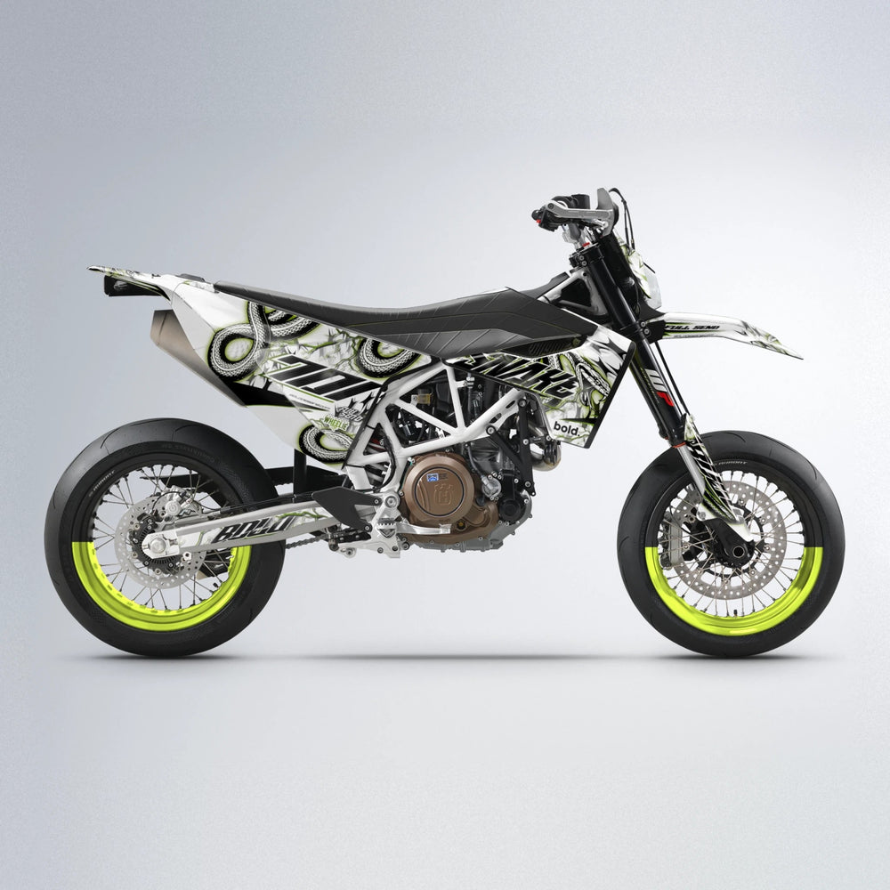 SERPENT Husqvarna 701 supermoto graphics kit in Olive