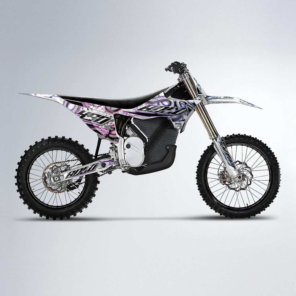 SERPENT Stark Varg MX motocross graphics kit in Blue Purple Fade