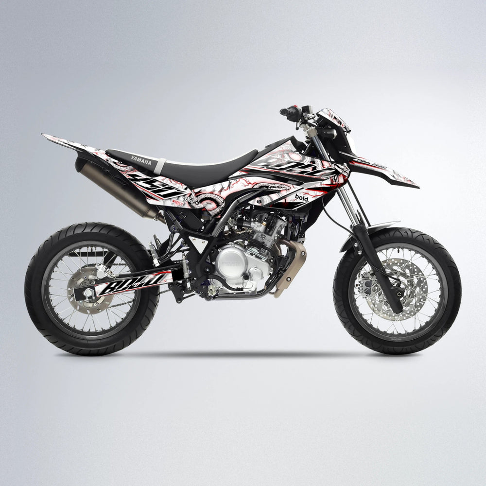 SERPENT Yamaha WR 125X supermoto graphics kit in Custom Colour