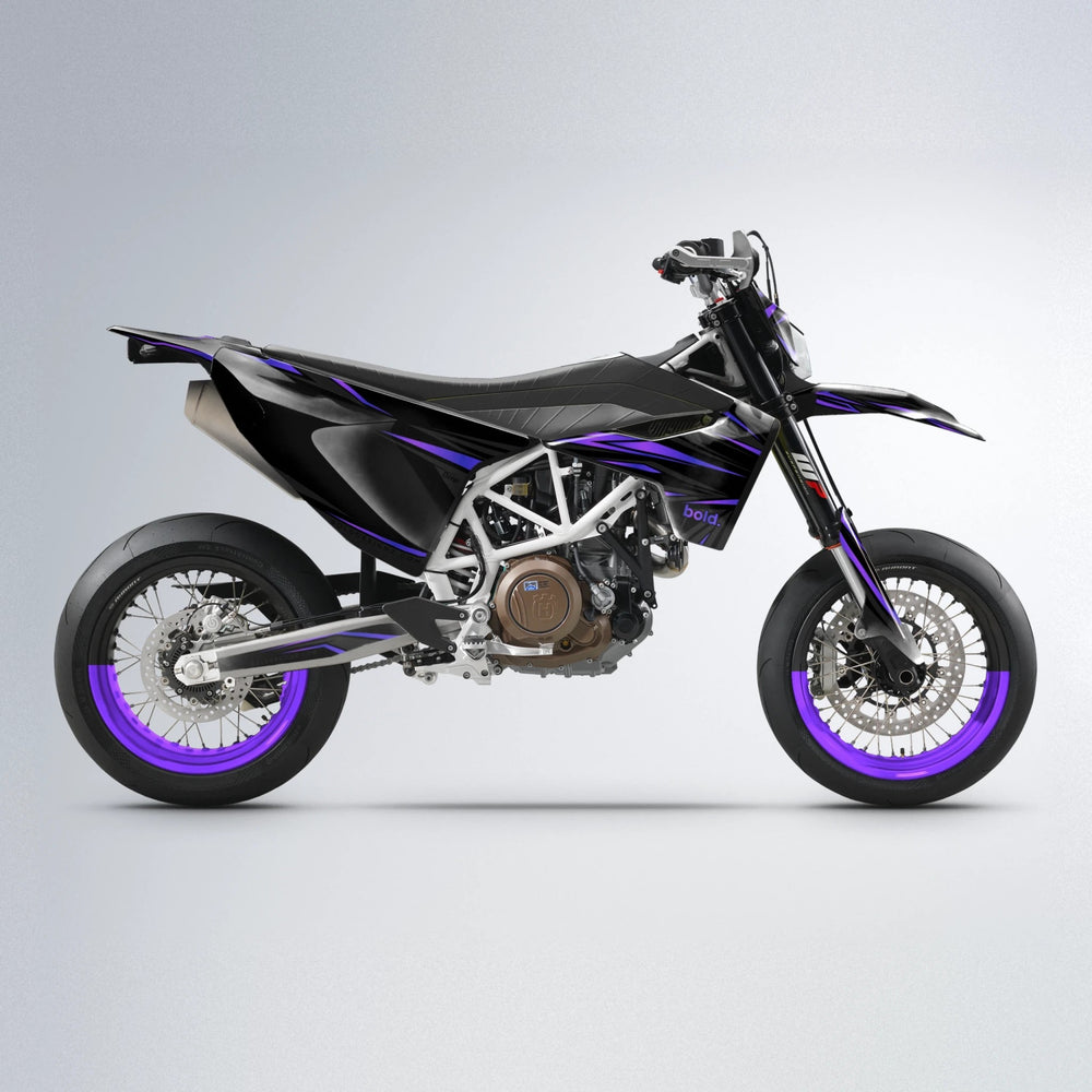 SKITZ Husqvarna 701 supermoto graphics kit in Purple