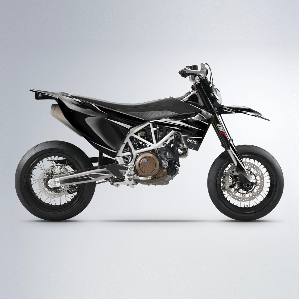 SKITZ Husqvarna 701 supermoto graphics kit in White