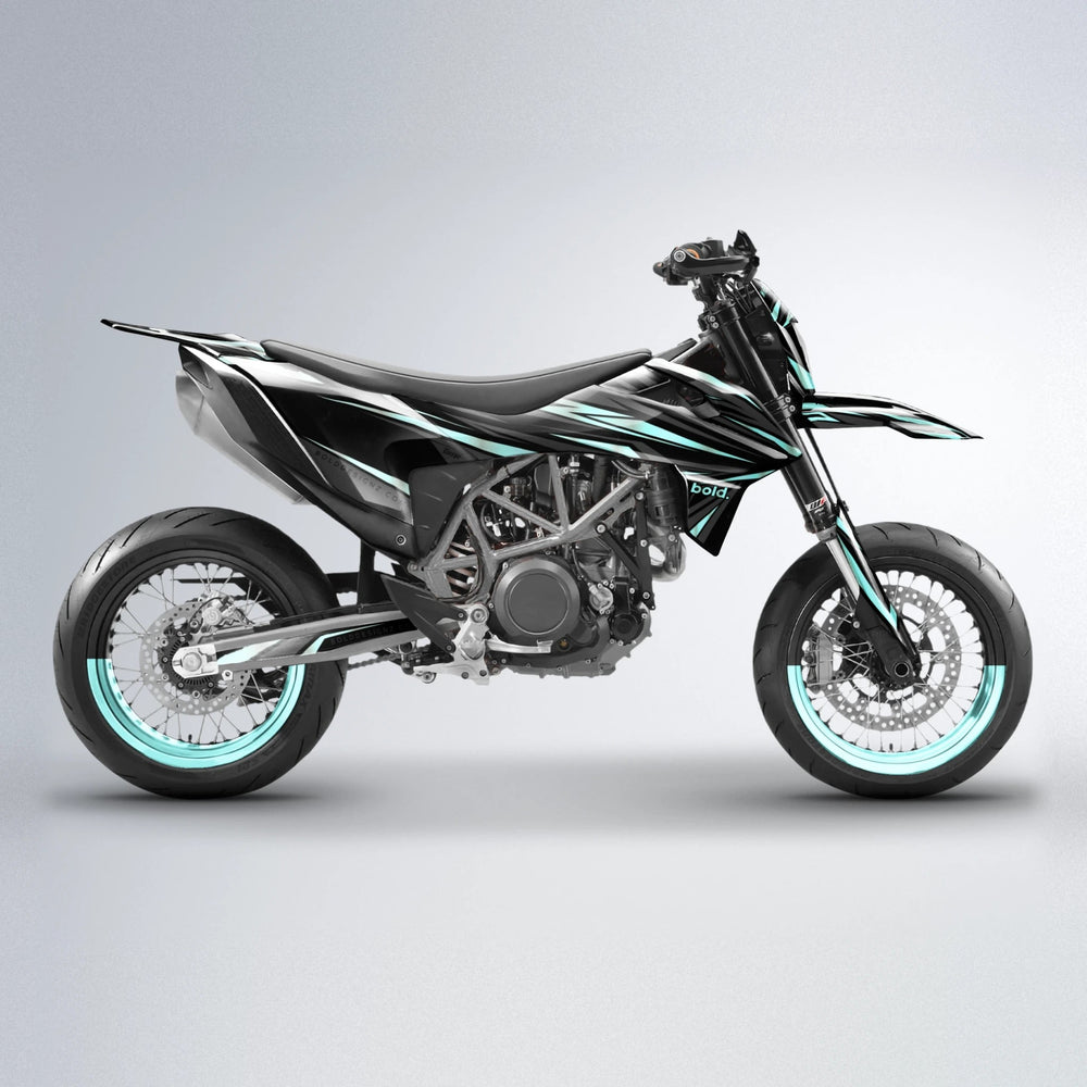 SKITZ KTM SMC 690 supermoto graphics kit in Mint
