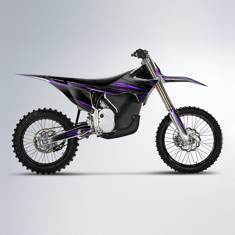 SKITZ Stark Varg MX motocross graphics kit in Purple