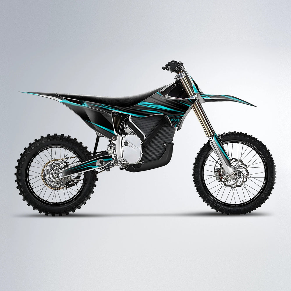 SKITZ Stark Varg MX motocross graphics kit in Teal