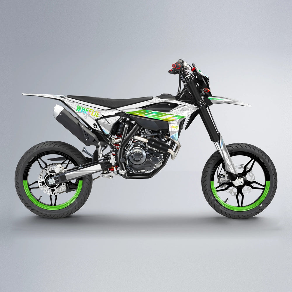 SKOOVBY Beta supermoto graphics kit in Green
