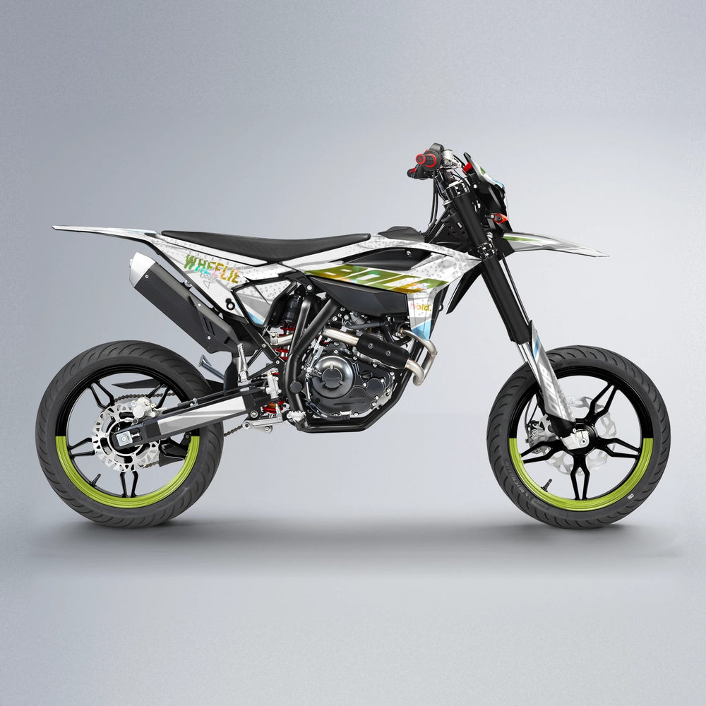 SKOOVBY Beta supermoto graphics kit in Olive