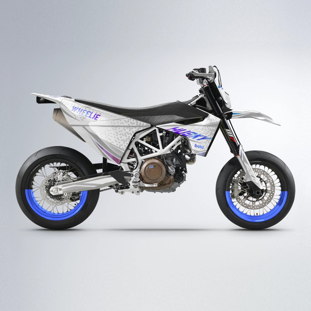 SKOOVBY Husqvarna 701 supermoto graphics kit in Blue Purple Fade