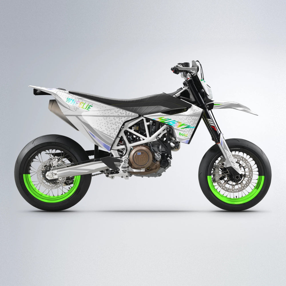 SKOOVBY Husqvarna 701 supermoto graphics kit in Green