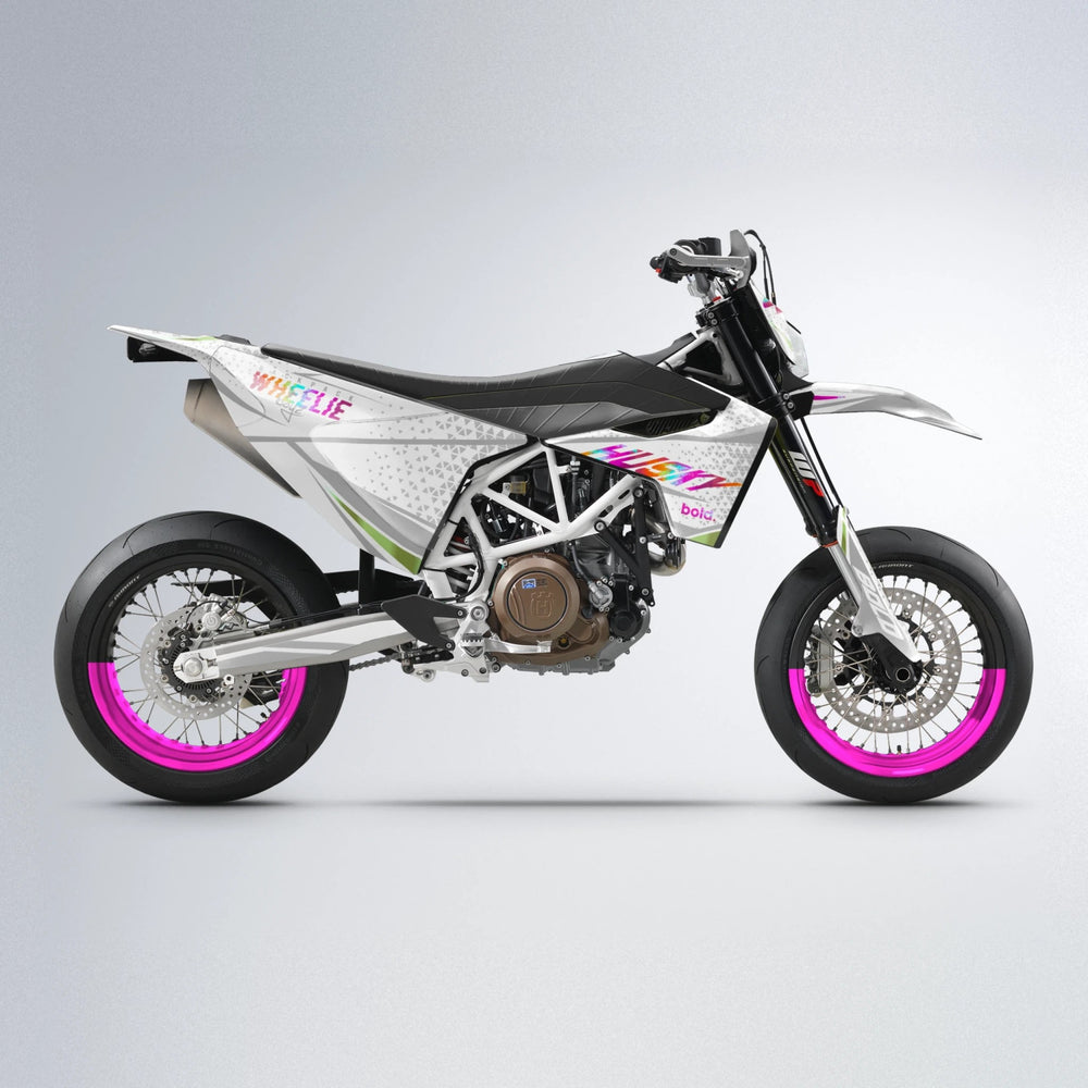 SKOOVBY Husqvarna 701 supermoto graphics kit in Pink