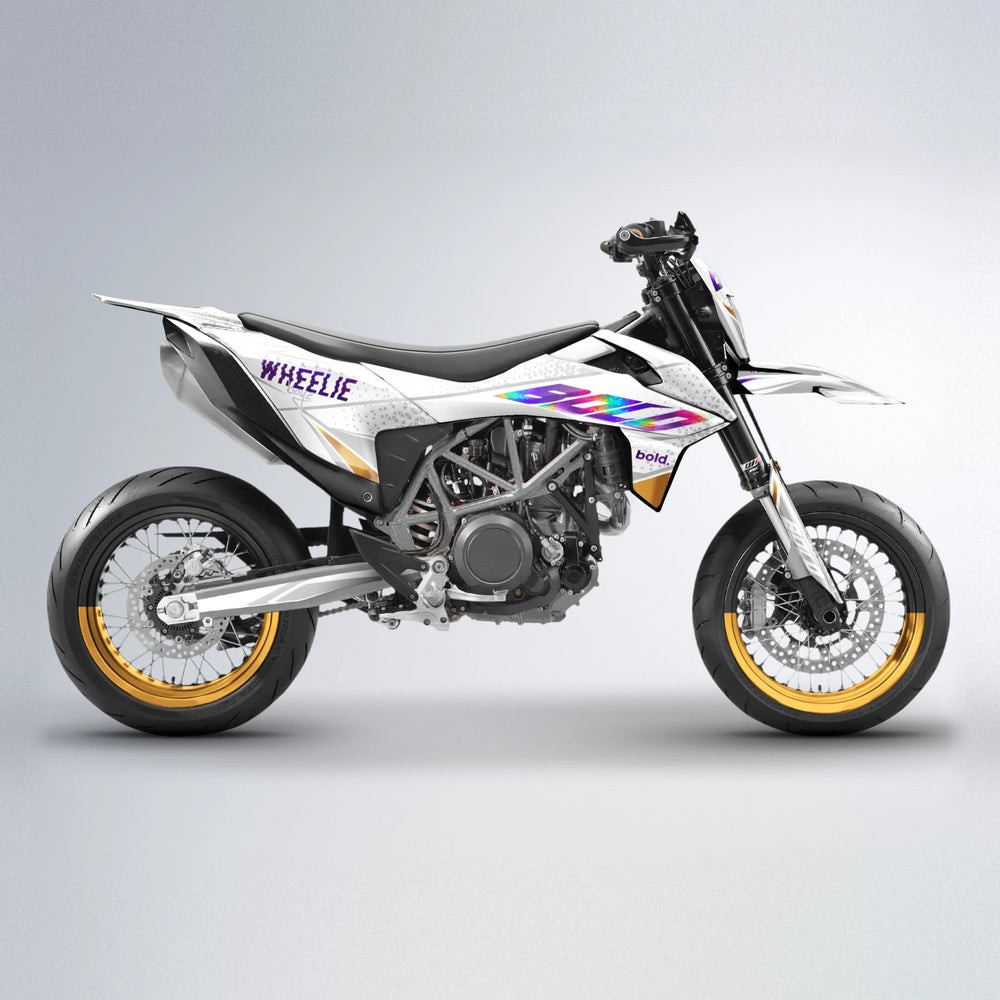 SKOOVBY KTM SMC 690 supermoto graphics kit in Purple