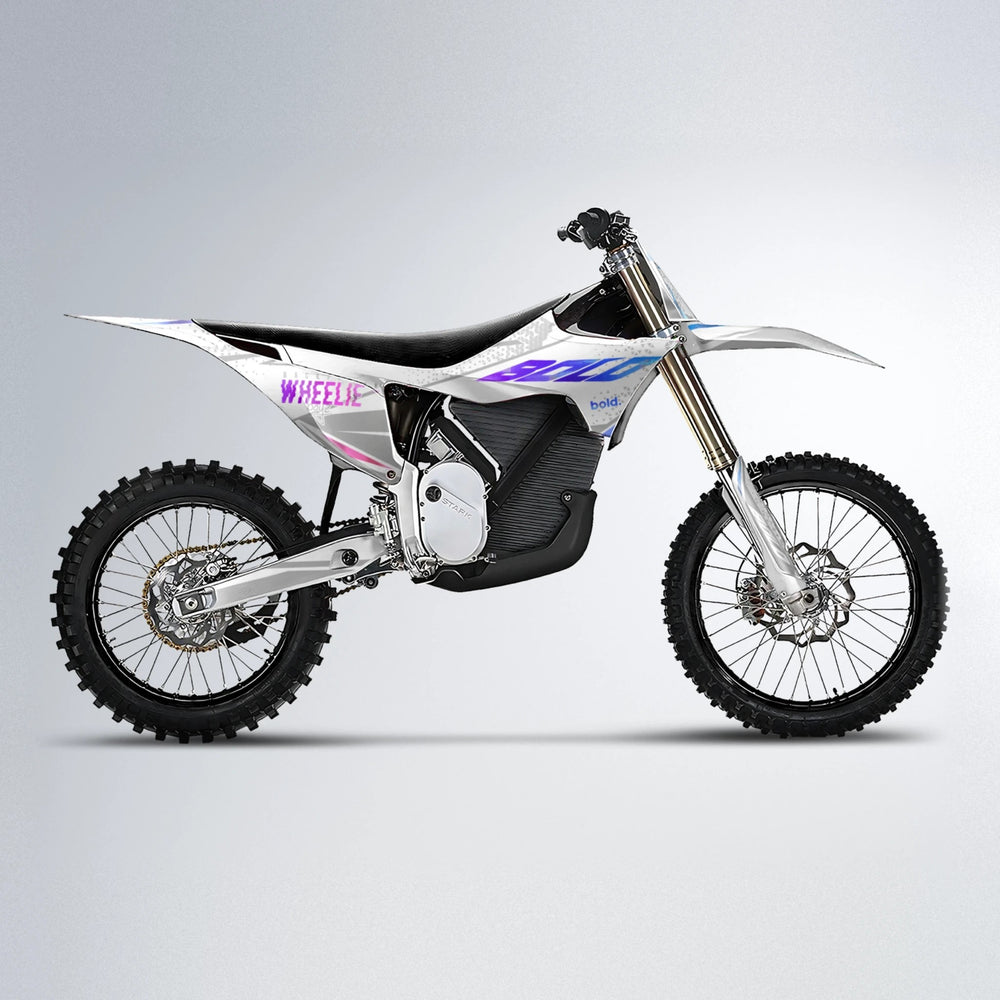 SKOOVBY Stark Varg MX motocross graphics kit in Blue Purple Fade