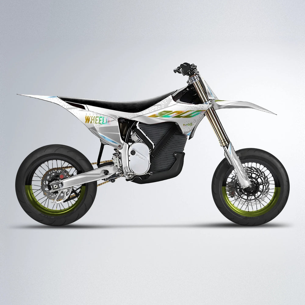 SKOOVBY Stark Varg SM supermoto graphics kit in Olive