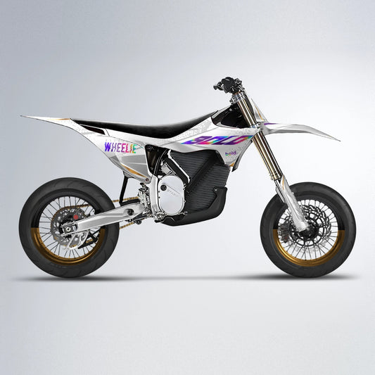 SKOOVBY Stark Varg SM supermoto graphics kit in Purple