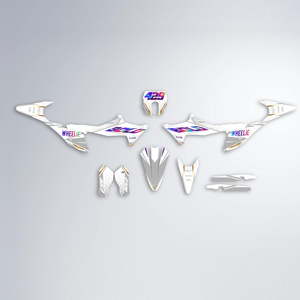 SKOOVBY Stark Varg SM graphics kit parts layout in Purple