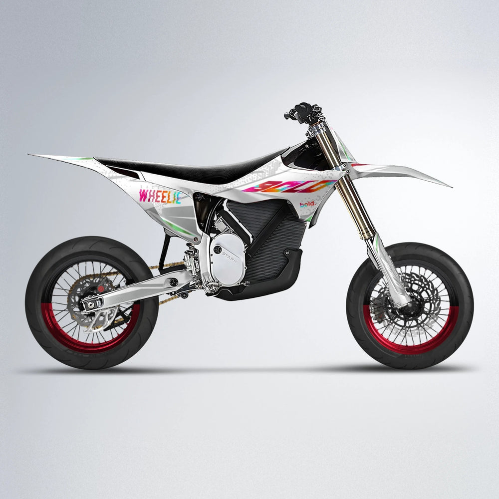 SKOOVBY Stark Varg SM supermoto graphics kit in Red
