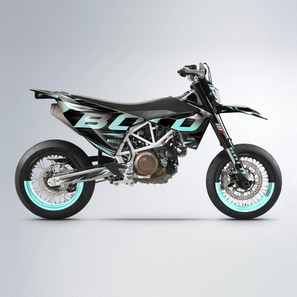 SLAUGHTER Husqvarna 701 supermoto graphics kit in Mint