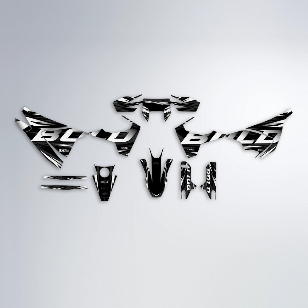 SLAUGHTER Husqvarna 701 graphics kit parts layout in White