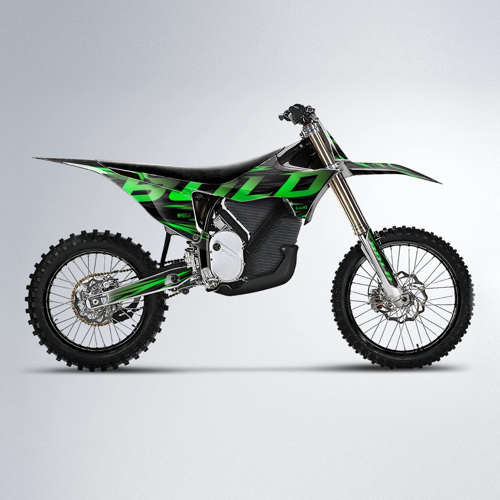 SLAUGHTER Stark Varg MX motocross graphics kit in Green