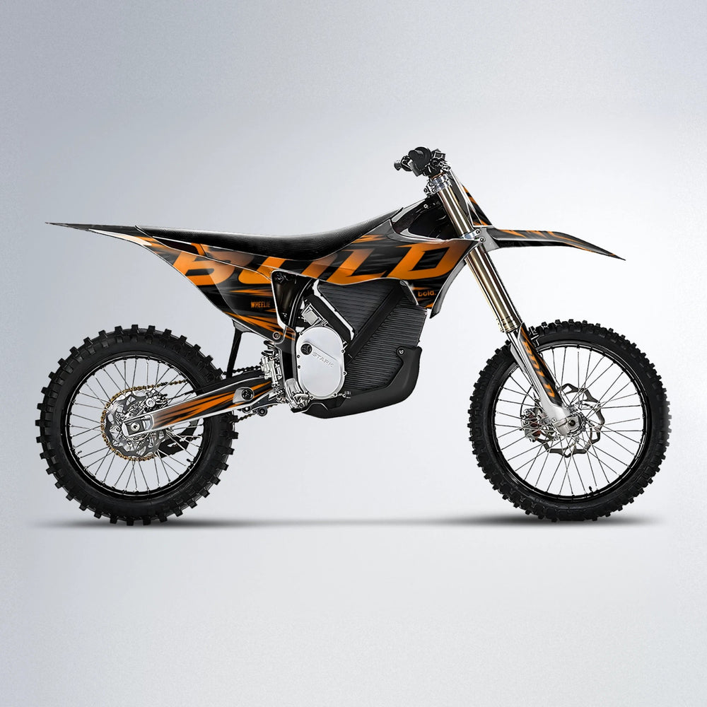 SLAUGHTER Stark Varg MX motocross graphics kit in Orange