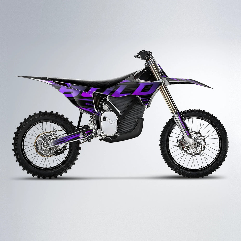 SLAUGHTER Stark Varg MX motocross graphics kit in Purple