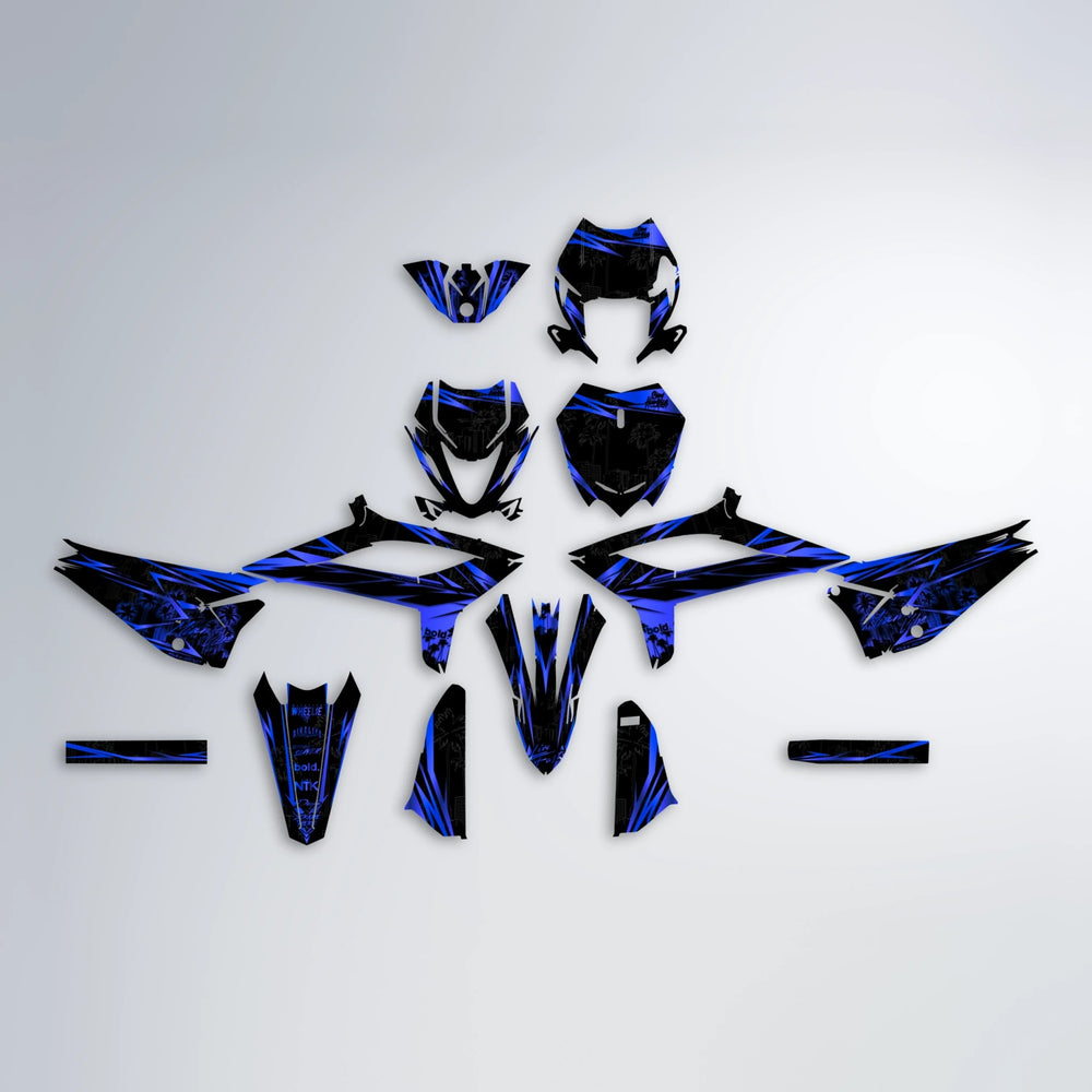 STATESIDE Beta graphics kit parts layout in Blue