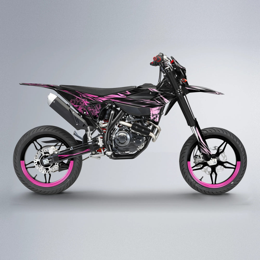 STATESIDE Beta supermoto graphics kit in Flamingo