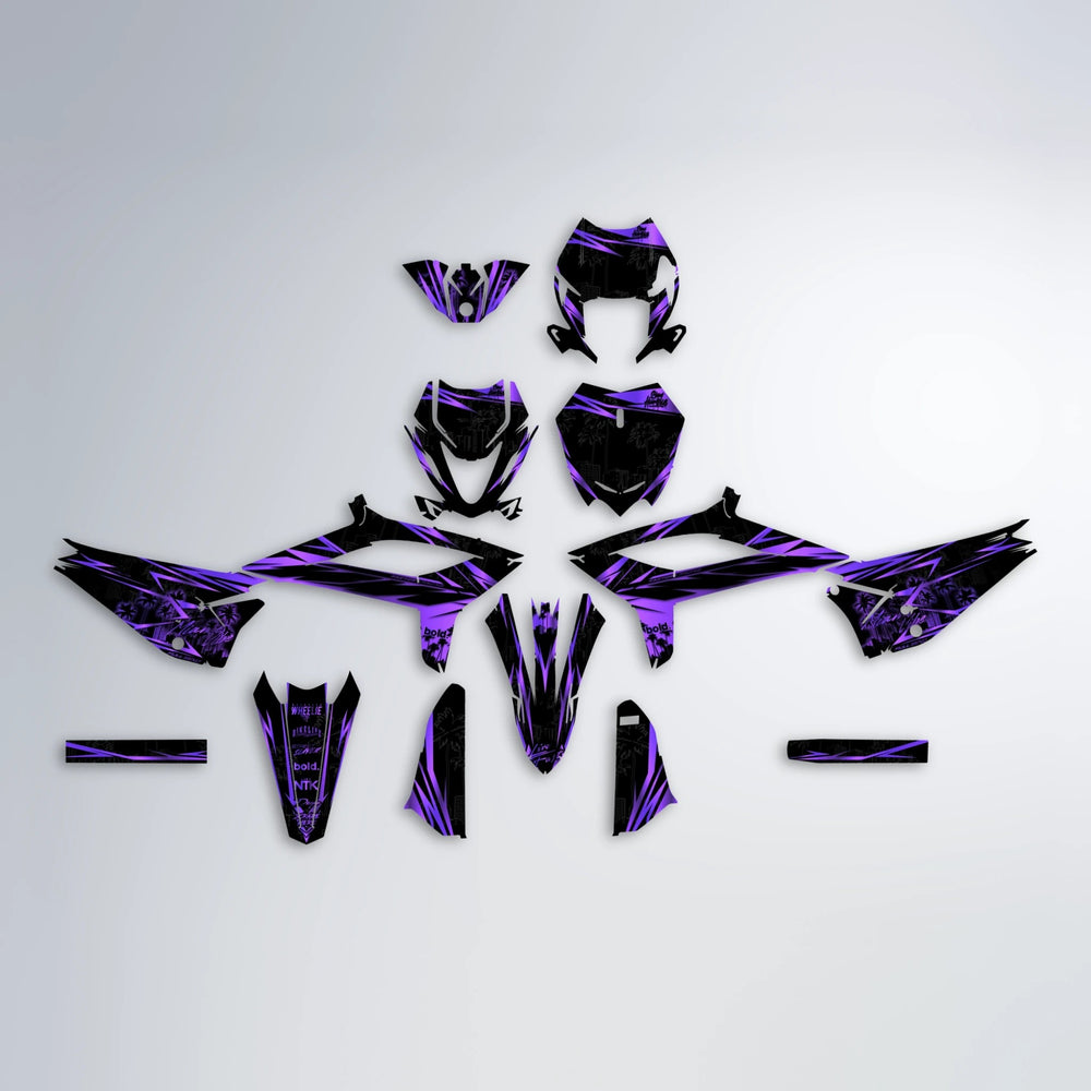 STATESIDE Beta graphics kit parts layout in Purple