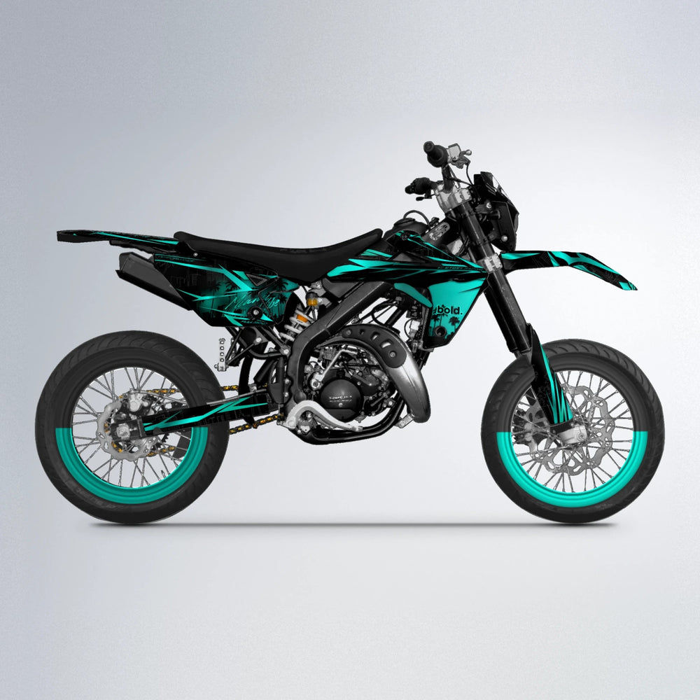 STATESIDE Rieju MRT supermoto graphics kit in Custom Colour